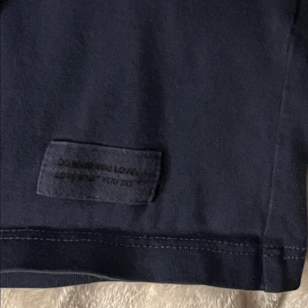 LIFE IS GOOD 🐶 DISTRESSED NAVY BLUE COTTON LONG SLEEVE DOG RESCUE TSHIRT XXL - Picture 6 of 8